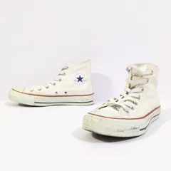 人気ブランド◎【CONVERSE】コンバース オールスター スニーカー ハイカット シューズ M7650 ALLSTAR カジュアル デイリー ロゴ 人気 キャンバス 定番 シンプル 古着コーデ オフホワイト 白 レディース 23.5cm /M32873HH