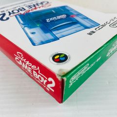 ◇208【美品】スーパーゲームボーイ２ 任天堂 SHVC-042 SFCソフト レトロゲーム 本体 ニンテンドー 説明書 外箱 動作OK Super GameBoy 2 スーファミ