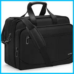 【特価商品】ショルダーバッグ ＰＣ対応 自立 Ａ4 リクルート パソコンバッグ 就活 マチ拡張可能 大容量 ビジネス 2way 通勤 ブリーフケース 通学 17インチ 出張 バッグ ブラック PC 父の日 メンズ バレンタインデー ビジネスバッグ ギフト [H