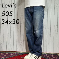 リーバイス Levi's 505 W34L30 デニムパンツ 鬼ヒゲ 良サイズ REGULAR FIT レギュラーフィット ジーンズ ゴールデンサイズ 分厚め メンズ ジーパン 20202884