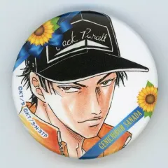 【中古】バッジ・ピンズ 真田弦一郎 許斐先生描きおろしキャラクター缶バッジ 「新テニスの王子様 ハッピーサマーバレンタイン バレンタインチョコ獲得ランキング2017」