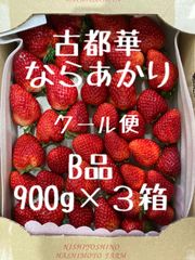 B品　古都華　ならあかり　900g×３箱　奈良県　橋本農園