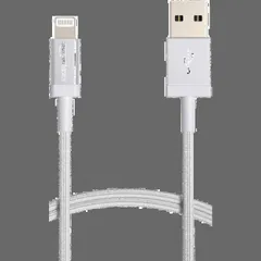 【特価商品】ベーシック ライトニングケーブル ナイロン iPhone充電 Apple MFi認証 iPhone 13/13 Pro/12/SE(第2世代)/iPad 各種対応(ダークグレー 0.9m)
