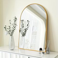廃盤 イケア IKEA ウォール ミラー SVANSELE 八角形 ゴールド - メルカリ