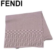 正規品】フェンディ ズッカ柄 マフラー ベージュ FFロゴ クリーニング