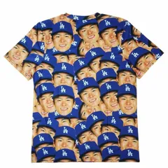 新品山本由伸公式オフィシャル総柄顔Tシャツドジャースdodgers大谷翔平
