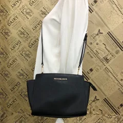 マイケルコース ショルダーバッグ ポシェット 革 黒 フォーマル FX203