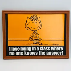 ビンテージ　カレンダー　BOOK ポスター　ピーナッツ『 サリー・ブラウン 』 1970's　額付　※当時物　オリジナル アメリカ 輸入雑貨　ヴィンテージ　雑誌　アドバタイジング 　アートフレーム　レトロ　 　( AZ2014 )