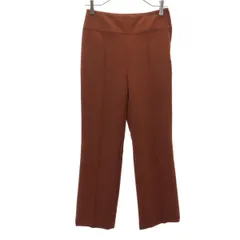 ミラオーウェン ロングパンツ 0 ブラウン系 Mila Owen サイドジップ レディース 【中古】  【240125】