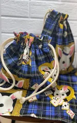 ＳＡＬＥアリスのウサギ柄⭐︎ランチ3点セット⭐︎ブルー