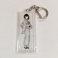 お散歩は季節をまとって。 すみれちゃん 浴衣 アクリルキーホルダー