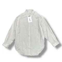 参考上代145200円 未使用品 HED MAYNER PAPER TOUCH STRIPE SHIRT ストライプペーパータッチシャツ オーバーシャツ コットンシャツ ヘドメイナーHMMY60001A HY085 ホワイトのサムネイル
