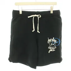 ナイキ NIKE ジョーダン JORDAN トラヴィススコット Travis Scott フラグメントデザイン fragment design スウェットショーツ SWEAT SHORT ショートパンツ ハーフパンツ S 黒 DJ0617-010 