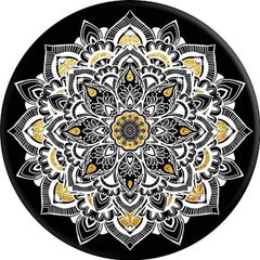 【値下げ】※残り3点※ポップソケッツ POPSOCKETS Golden Lace スマホリング　レース　黒