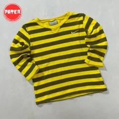 【90cm】00s old NIKE ナイキ　ストライプ　長袖　ロンT  カットソー