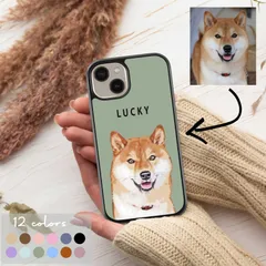 世界で一つ 完全 オーダーメイド 名入れ iPhone ケース ポップアート 【 オリジナル スマホケース / ペットイラスト / うちの子 】うちの子グッズ ペットグッズ スマホアクセサリー 犬用品 わんちゃんグッズ 猫 ギフト