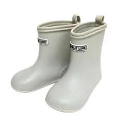 新品未使用 キッズレインブーツ 長靴 女の子 男の子 ながぐつ ベビー 無地 ワンポイント B87662 G