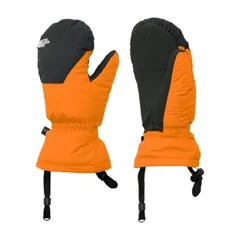 ノースフェイス THE NORTH FACE ウォータープルーフ スノーミット キッズ 防水ミトン 雪遊び スノーボード グローブ 子ども用 ヤムオレンジ