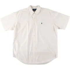 古着 ラルフローレン Ralph Lauren BLAKE 半袖 ボタンダウンシャツ メンズXL相当/eaa556660