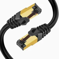 K-486 QING CAOQING LANケーブル 1m, 高速 lanケーブ 40Gbps/2000MHz CAT8準拠 イーサネットケーブル RJ45 ツメ折れ防止 やわらか スリム