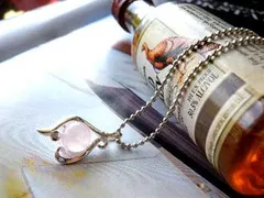 チェーンは オマケNeoティアドロップ ペンダント【ローズクォーツ】 ペンダント ネックレス シルバー925 silver925 チェーン ティアドロップ ローズクォーツ レディース 1fs