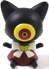 ソフビ 黒ねこ意匠 BLACK CAT ROBIN（乳白ブラック） - メルカリ