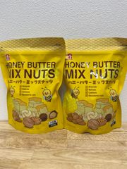 2袋セット ハニーバターミックスナッツ 楽一フーズ　500g