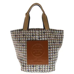 TORY BURCH (トリー バーチ) 総柄プリント ナイロンスモールトート ハンドバッグ マルチカラー レディース 10010539 11-21