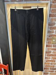 DOCKERS ドッカーズ Levi's リーバイス チノパン ノータックチノ メンズパンツ 綿パンツ カジュアルパンツ ブラック W36L32 A-636