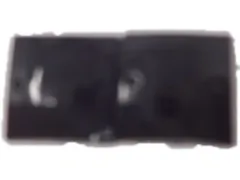 キラリ手芸部 No.3974ビジュー パーツ ソーオン ストーン（アクリルビーズ ラインストーン）黒色（ブラック）（四角）1.5×1.5cm8個入り（手芸用 縫い付け）