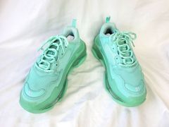 バレンシアガ トリプルS トリプルエス ライトグリーン スニーカー サイズ24.5 BALENCIAGA
