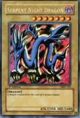 遊戯王 アジア版 シークレットレア エビルナイトドラゴン TDPP-JP015 エビルナイト・ドラゴン【シークレットレア】【25th