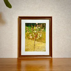 新品☆額縁付アートポスター☆フィンセント・ファン・ゴッホ☆Vincent van Gogh☆Almond Tree in Blossom, 1888☆73