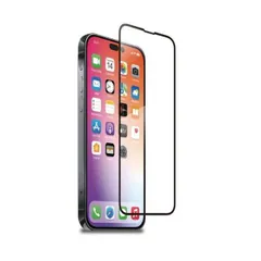 iPhone 14 Plus 6.7インチ 9H 0.26mm 枠黒色 強化ガラス 液晶保護フィルム 2.5D L135