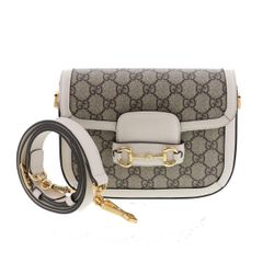 【中古】 GUCCI （グッチ） ﾎｰｽﾋﾞｯﾄ 1955 ｽﾓｰﾙ ｼｮﾙﾀﾞｰﾊﾞｯｸﾞ バッグ ショルダー/メッセンジャーバッグ GGスプリーム Beige 658574 used:A