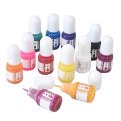 【在庫処分】12色セット UVレジン × レジン液 5g クルール 着色 着色剤 レジン 着色料 MYmama