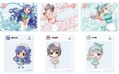 [중고] 캐릭터 카드 전 6 종 세트 [아크릴 카드 아이돌 마스터 신데렐라 걸즈 04. 크레페 가게 ver. 신작 & 미니 캐릭터 일러스트]