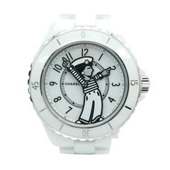 シャネル CHANEL J12 ラパウザ マドモアゼル 時計 自動巻き 丸  