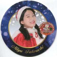 [중고] 코스터 (여성) 다케우치 미유 2017 크리스마스 코스터 AKB48 CAFE & SHOP 크리스마스 디저트 메뉴 주문 특전