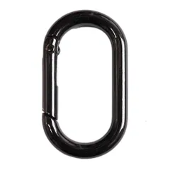 【2個セット】長円形カラビナ 楕円カラビナ 【44mm】 タマゴ型カラビナ 4色展開  アクセサリー部品 キーリング/キーホルダー ov4s【makuzo shop】