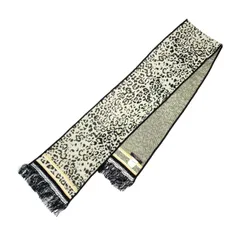 良好 LEONARD レオナール  ストール  ベージュ レオパード柄 シルク79％ ポリエステル14％ ナイロン7％ レディース　240001099111