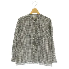 美品 マーガレットハウエル フリルカラー コットンシルク チェック ブラウス 2025年最新】マーガレットハウエル フリル ブラウスの人気アイテム