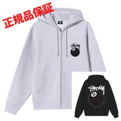 8 BALL STUSSY ZIP HOODIE ステューシー 並行輸入正規品 M