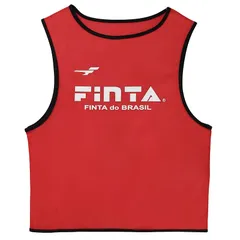 FINTA フィンタ サッカー フットサル 大人用 フリーサイズ ビブス FT6512 1枚 番号なし (7100)レッド 1