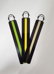 リーディングトラッカー　ペンギン　黄緑・黄・薄黄　3枚セットのサムネイル