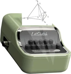 LetSketch 互換品200dpi 文具 スマホシール モバイルプリンター 感熱式 bluetooth対応 スマホ対応 軽量 静音 バッテリー内蔵(2.グリーン200dpi)