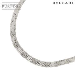 ブルガリ BVLGARI パレンテシ ダイヤ ネックレス 38cm K18 WG ホワイトゴールド 750 Parentesi Necklace 90284545