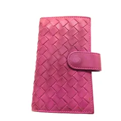 【中古】BOTTEGA VENETA ボッテガヴェネタ B06981232F 6連キーケース イントレチャート ピンク シンプル レザー レディース  A2302154【無料ギフトラッピング承ります】
