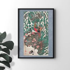 吉田博、「糸魚川にて 朝」、希少・大判画集画、新品高級額・額装付,信州日本の風景 A3サイズ 吉田博 ポスター 糸魚川にて 朝 アートポスター 日本画