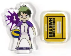 【中古】アクリルスタンド・アクリルパネル 牛島若利 「ハイキュー!!展 仙台 描き下ろしSD アクリルminiフィギュア」